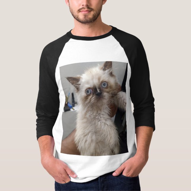 Himalyan cat print Tshirt JN (Vorderseite)