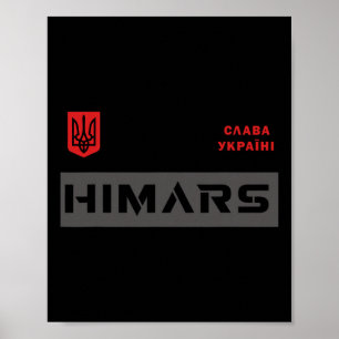 Himars-System Militärarmee Ruhm der Ukraine Poster