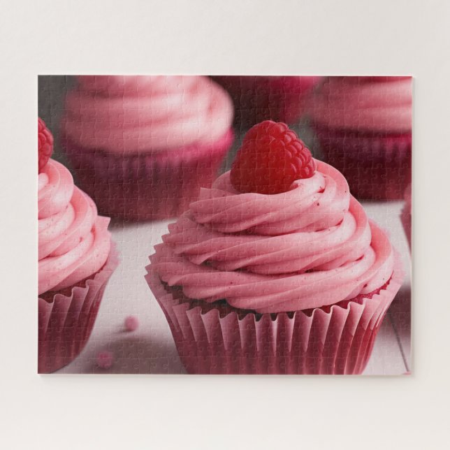 Himbeer-Cupcakes (Horizontal)