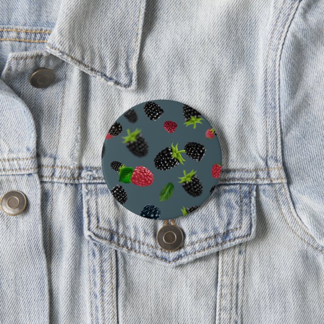 Himbeer-Muster 2 Button (Beispiel)