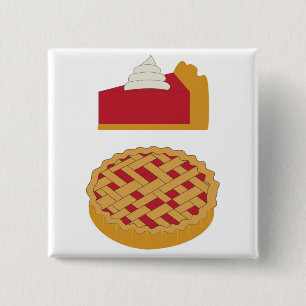 Himbeer-Pie Button