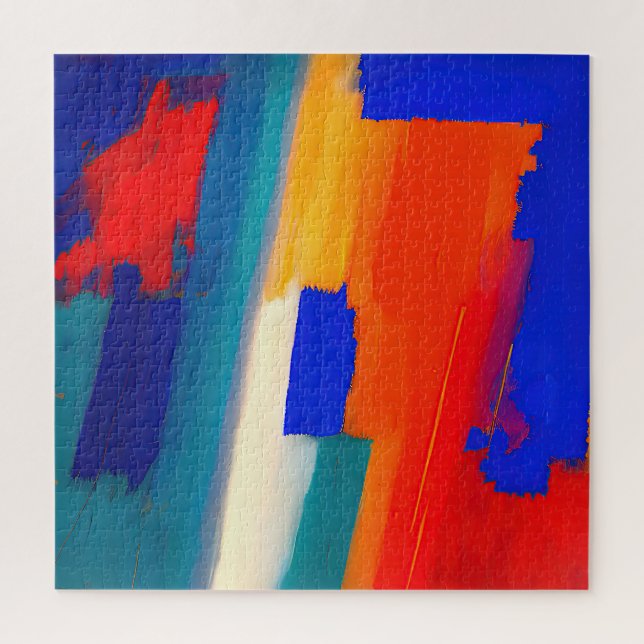 "Himbeer-Rhapsodie" Abstrakte Kunst (Vertikal)