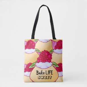 Himbeercreme Muffin Leckerei Kuchen süß Tasche
