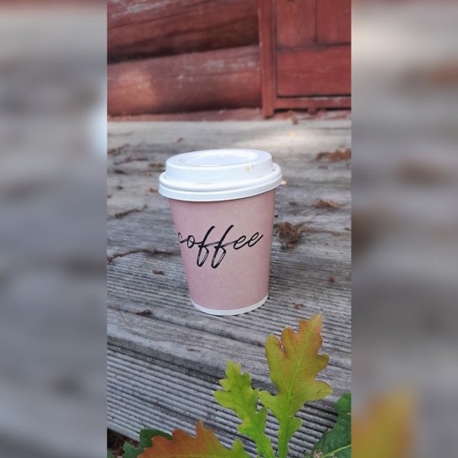 Himbeercreme Rosa Einweg-Kaffeekuchen Pappbecher (Von Creator hochgeladen)