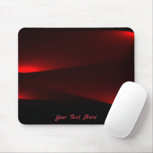 Himbeere und schwarze Lichter Mousepad