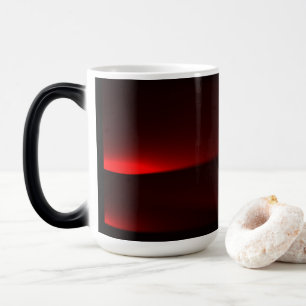 Himbeere und schwarze Lichter Verwandlungstasse