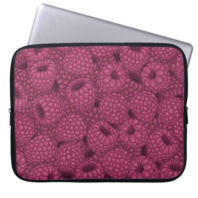 Himbeere Vintag: Sweet Wrap Design. Laptopschutzhülle (Vorderseite)