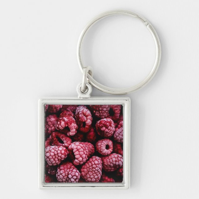 Himbeeren Fresh Red Schlüsselanhänger (Vorne)