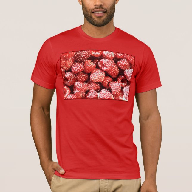 "Himbeeren Früchte" Niedliches Foto. Jetzt kaufen T-Shirt (Vorderseite)