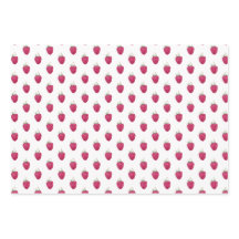 Himbeeren Handbemaltes Wasserfarbmuster
