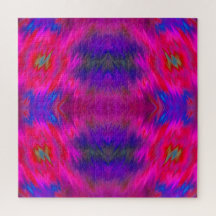 Himbeeren-Haube  Psychedelisches Puzzle