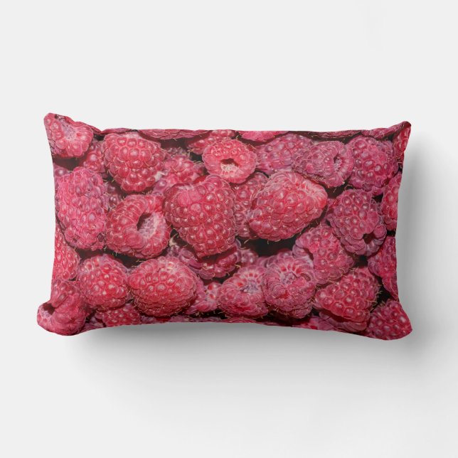 Himbeeren Lendenkissen (Vorderseite)