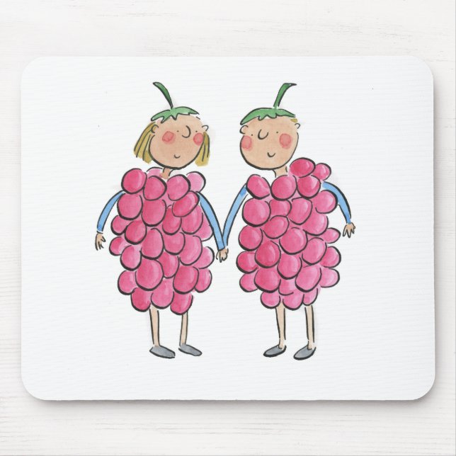 Himbeeren Mousepad (Vorne)