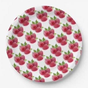 Himbeeren Pappteller