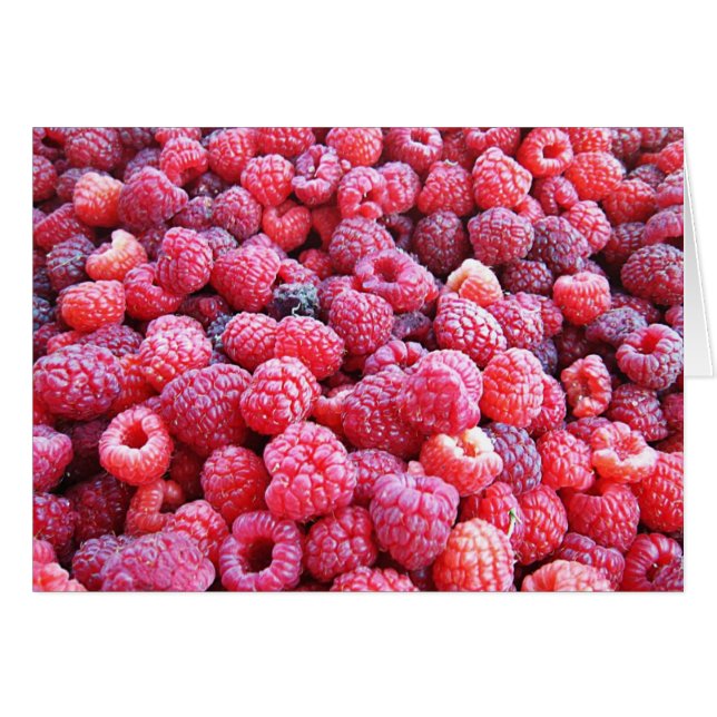 Himbeeren, rot, frisch (Vorderseite (Horizontal))