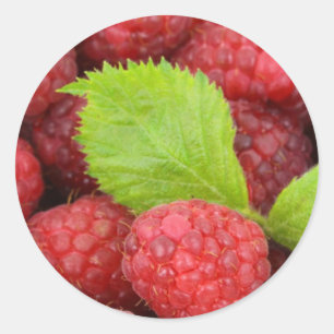 Himbeeren Runder Aufkleber