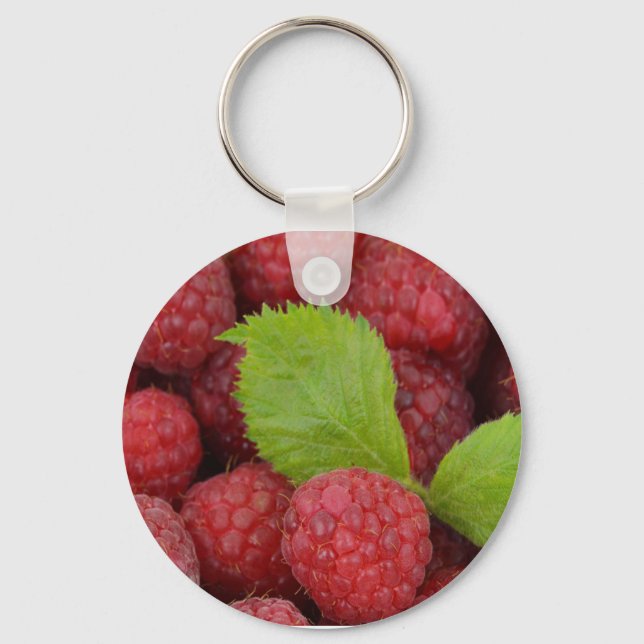 Himbeeren Schlüsselanhänger (Vorderseite)