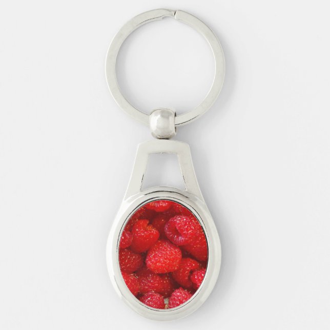 Himbeeren Schlüsselanhänger (Vorderseite)