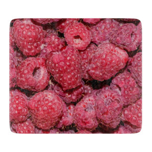 Himbeeren Schneidebrett