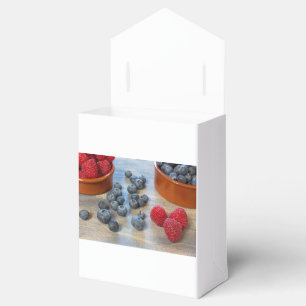Himbeeren und Blaubeeren Geschenkschachtel