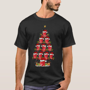 Himbeerfrucht Weihnachtsfeiertag Himbeer Weihnacht T-Shirt