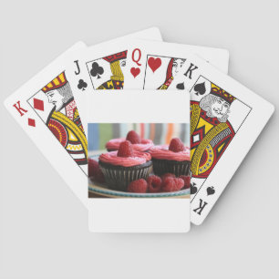 Himbeerkleine kuchen spielkarten