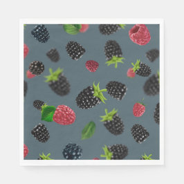 Himbeermuster 2 serviette