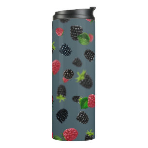 Himbeermuster 2 thermosbecher