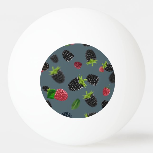 Himbeermuster 2 tischtennisball (Vorderseite)