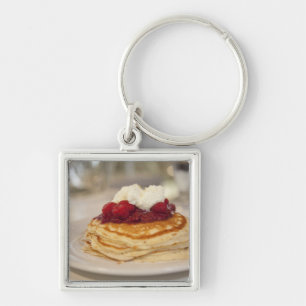 Himbeerpfannkuchen Schlüsselanhänger