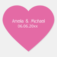Himbeerrosa Save-the-Date