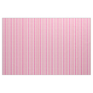 HIMBEERrosa U. WEISSE STREIFEN Stoff