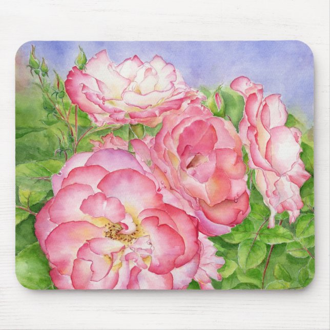 Himbeerrüschen Mousepad (Vorne)