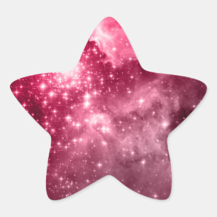 Himberry Stars Stern-Aufkleber