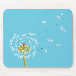Himblauer Löwenzahn Mousepad