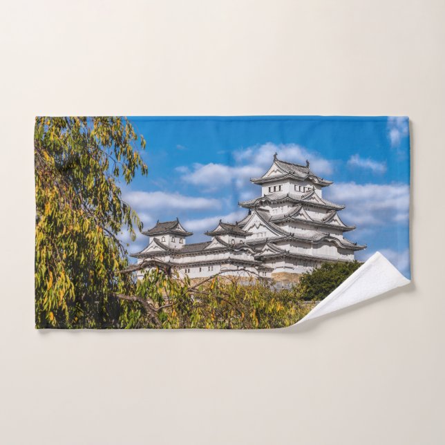 Himeji Burg #5, Japan Badhandtuch Set (Handtuch)