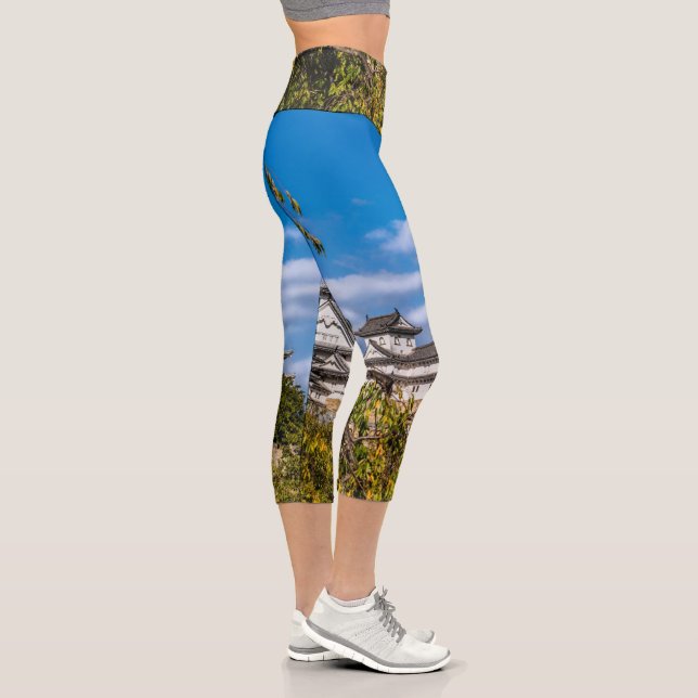 Himeji Burg #5, Japan Capri Leggings (Rechts)