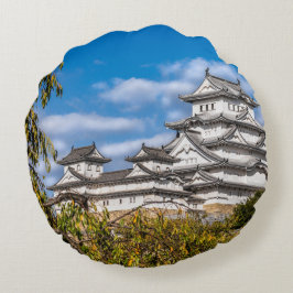 Himeji Burg #5, Japan Rundes Kissen