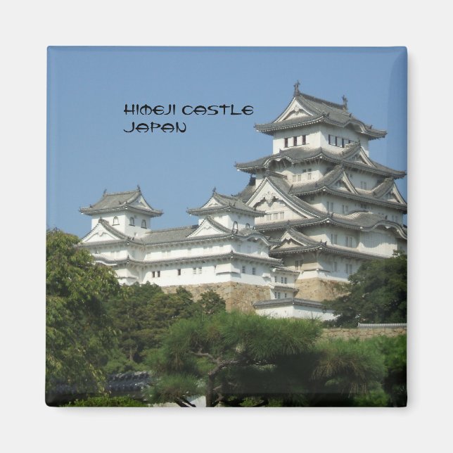 Himeji-Burg - Japan-Magnet Magnet (Vorne)