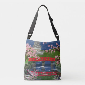 Himeji Castle River Tragetaschen Mit Langen Trägern
