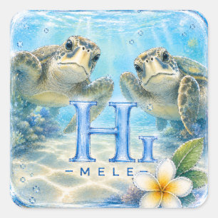 HIMELE Little Hawaiʻi Aufkleber — Honu
