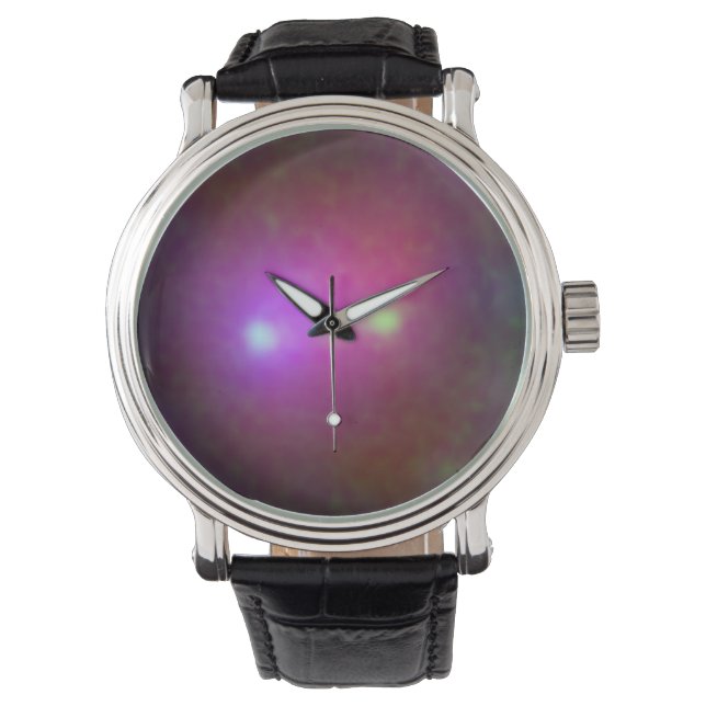 Himiko (Subaru, Hubble und Spitzer Nah-up View) Armbanduhr (Vorderseite)