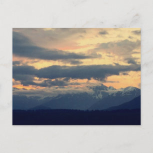 Himmel, Berge und Wolke Postkarte