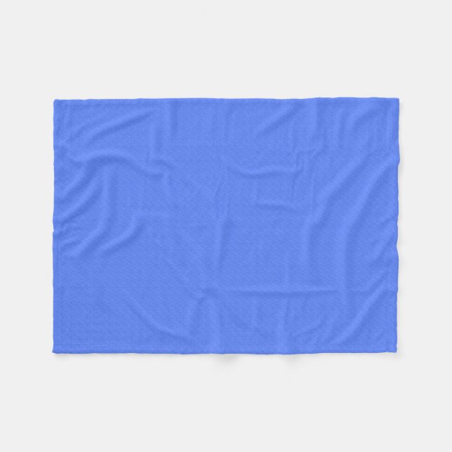 Himmel-Blau Fleecedecke (Vorderseite (Horizontal))