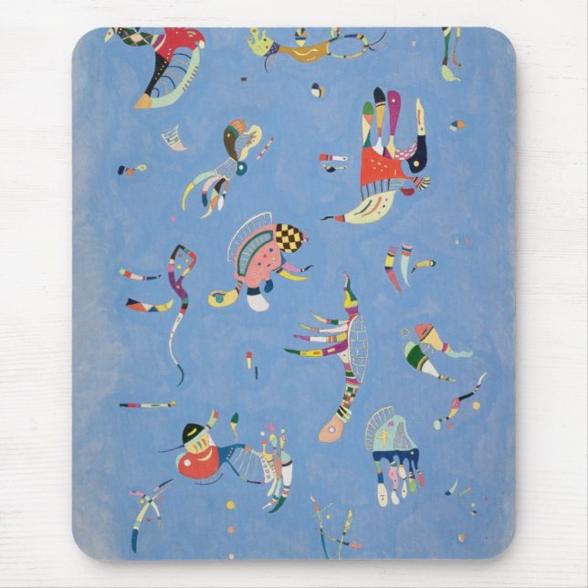 Himmel-Blau Mousepad (Vorne)