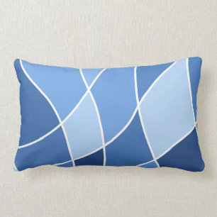 Himmel-Blues - trendy stilvoller Entwurf Lendenkissen