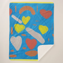Himmel der Liebe Sherpa Blanket Sherpadecke