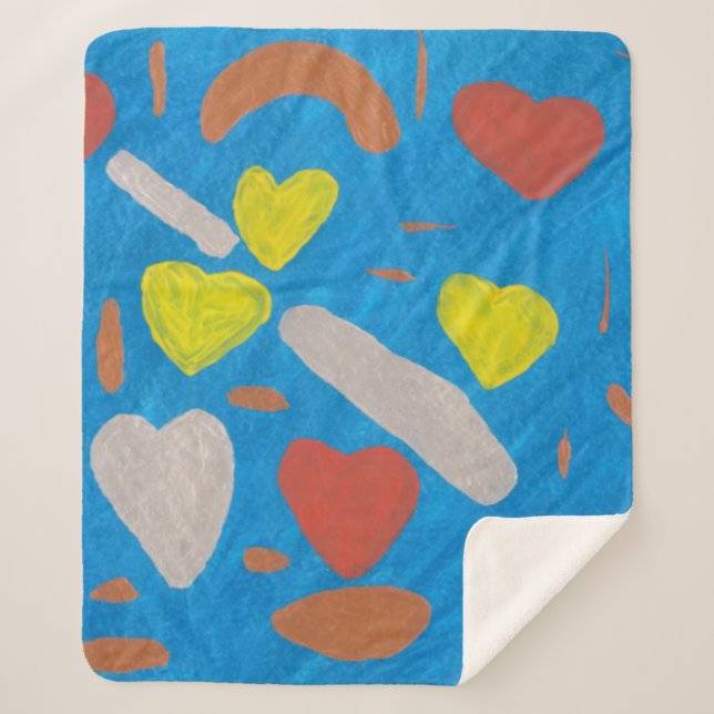 Himmel der Liebe Sherpa Blanket Sherpadecke (Vorderseite)