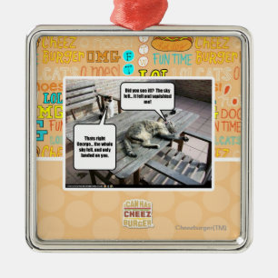 Himmel fällt ornament aus metall