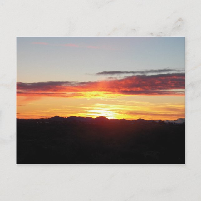 Himmel Foto auf Wanderung Postkarte (Vorderseite)